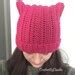 Pussycat Hats Womans March Hat Pink Pussycat Hat Cat Etsy
