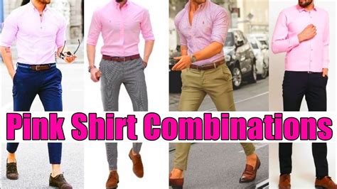 Pink Shirt Matching Pants Ideas For Men Best Color Combination For