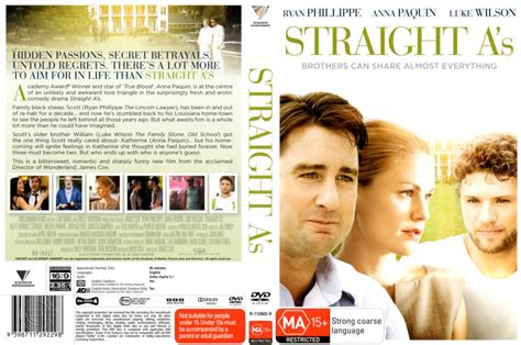 Straight As 2013 R4 Movie Dvd Front Dvd Cover