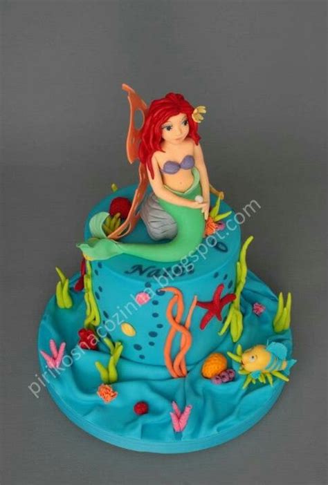 17 Best Images About Cakes Disneys The Little Mermaid On Pinterest