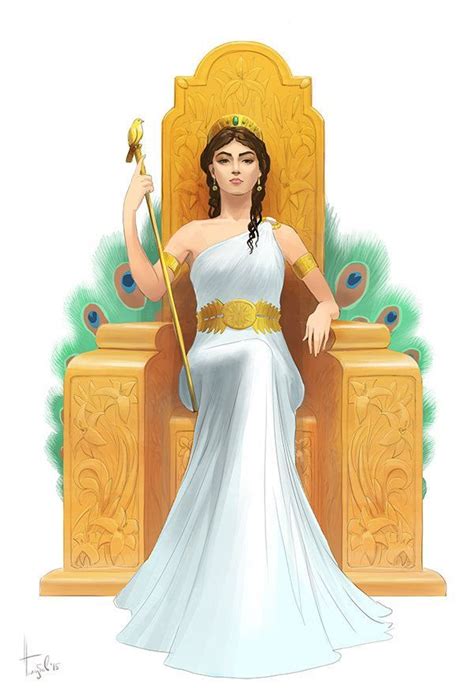 Hera Goddess Of Marriage Queen Of The Gods Deuses Mitologicos Deusa Hera Arqu Tipos