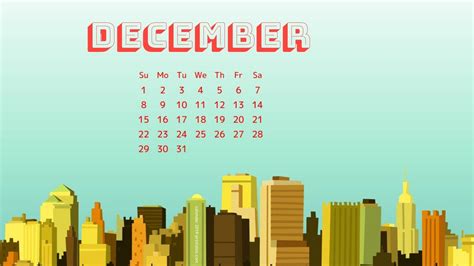 December 2019 Screensaver Wallpaper Calendar 2019 Printable Monthly