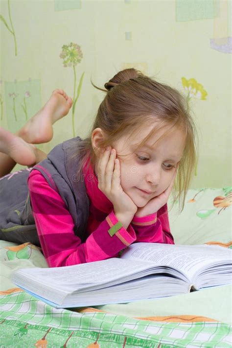 Child Reading A Book Stock Image Image Of Leisure Clever 12450877