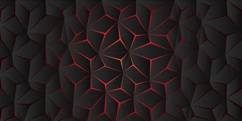 Here are more colors, black, blue, green, orange, pink, purple, white and yellow. Premium Vector | Abstract red light polygon crack on dark ...