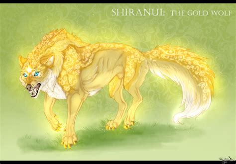 Shiranui The Gold Wolf By Mysteriousharu On Deviantart