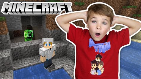 Minecraft Survive On A Tiny Island Challenge Part 9 Going Into