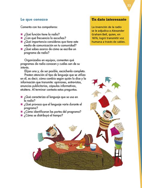 Colombia ministerio de educación nacional coordinación pedagógica y 6. Español sexto grado 2017-2018 - Página 33 - Libros de ...