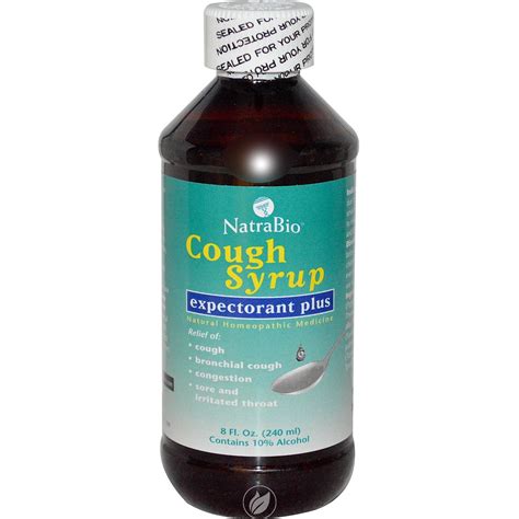 Natra Biobotanical Labs Adult Cough Syrup 8 Ounce