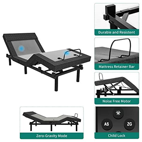 Yitahome Adjustable Bed Base Frame With Massage Smart Electric Bed