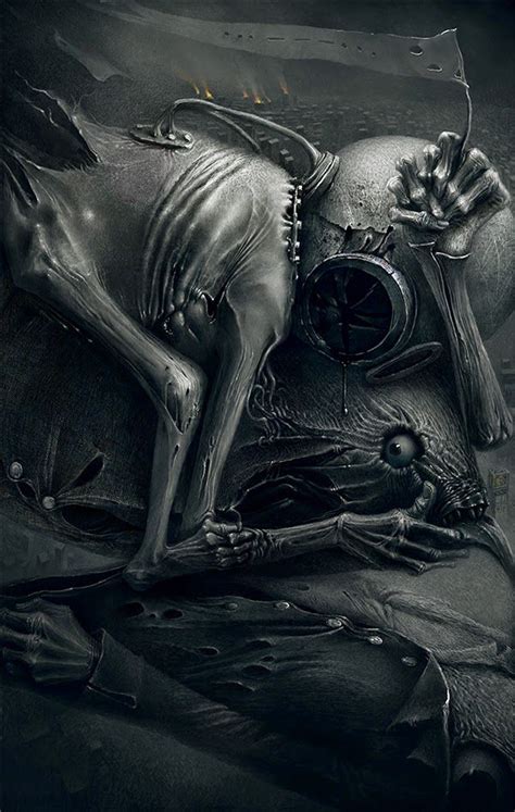 Alexandr Kumpan Macabre Art Creepy Art Surreal Art