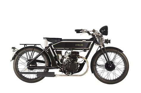 The Black Douglas Motorcycle Co Sterling Countryman Retro Motorcycle