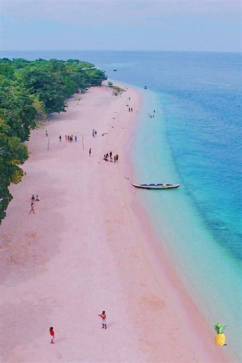 Philippine Beaches Pink Beach Zamboanga In 2020 Beaches In The