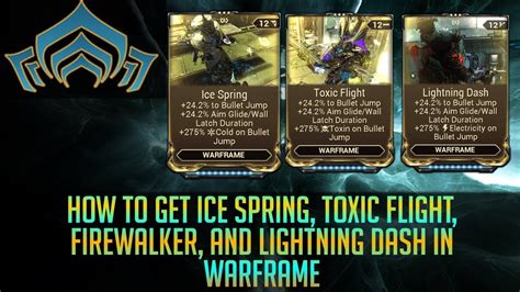 How To Get Ice Spring Firewalker Lightning Dash And Toxic Flight In