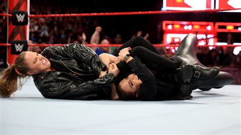 Ronda Rousey Traps Stephanie McMahon In An Armbar Photos WWE