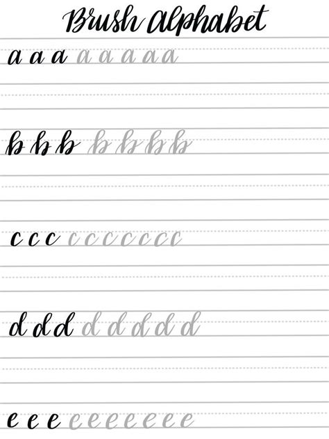 Ein kostenloser kurs der dw für alle, die das lateinische alphabet nicht kennen. Kostenlos Hand Lettering lernen! Online Vorlagen downloaden / Nature Bite Photo | Alphabet ...