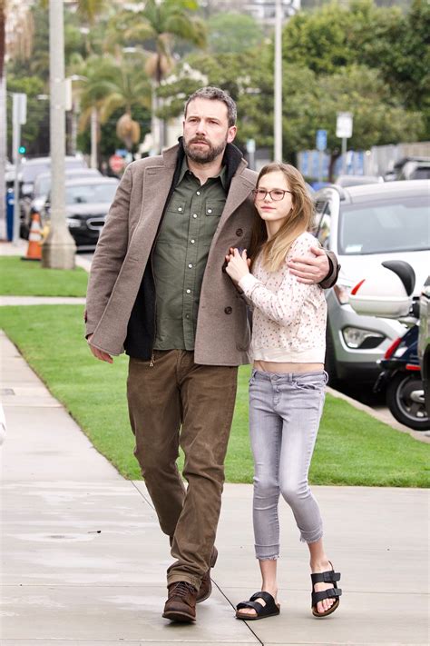 Ben Affleck And His Daughter Violet Bond Together During Walk