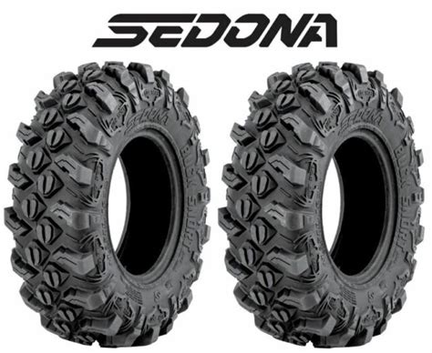 2 Sedona Buck Snort 27x11 14 Rear 6 Ply Bias Utilitytrail Utv Tire