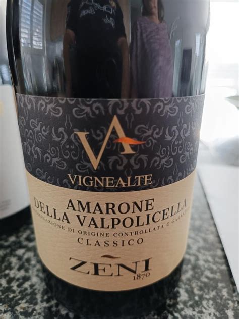 Zeni Amarone Della Valpolicella Classico Vignealte Italy Veneto