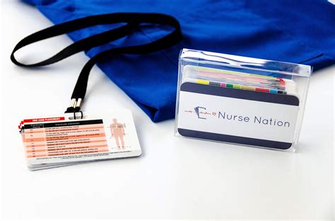 Nurse Nation 30 Horizontal Nursing Badge Reference Cards Lab Values