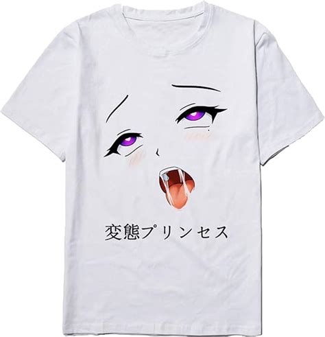 dontcareme 2018 nuevo verano ahegao anime hombres camisetas sexy niña impresión verano diseño