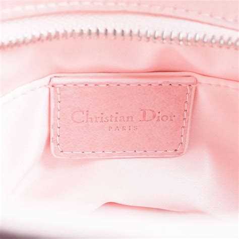 Christian Dior Rose Pink Satin Lace Up Ballet Evening Shoulder Bag At