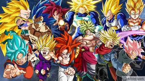 every super saiyan transformation in dragon ball z super gt and heroes [hd] youtube