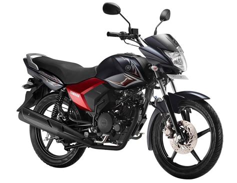 With both front and rear drum brakes, honda shine comes up with. Yamaha Saluto-Majestic Red