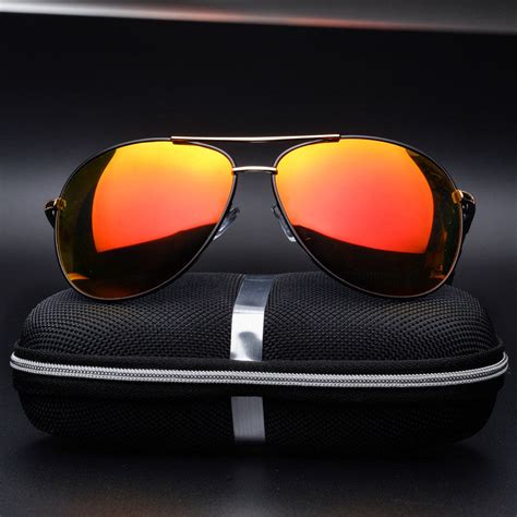 Mens Aviator Top Gun Polarized Alloy Premium Sunglasses Astroshadez