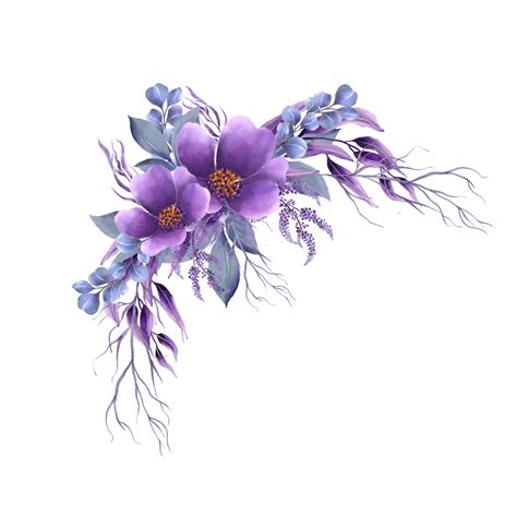 Purple Flowers Pngs For Free Download