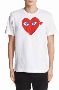 Comme Des Garçons Play Heart Face Graphic T Shirt Nordstrom