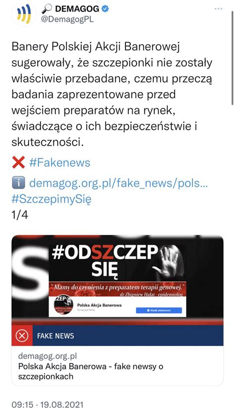 Łukasz Kopczyk on Twitter Demagog kłamał i cenzurował na Facebooku