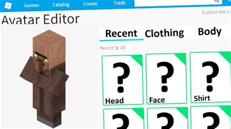 How To Make A Minecraft Villager In Roblox Youtube