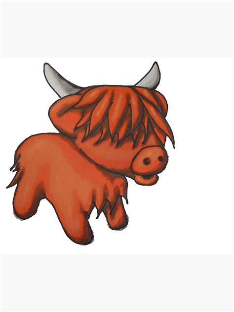 Highland Cow Drawing Free Download On Clipartmag