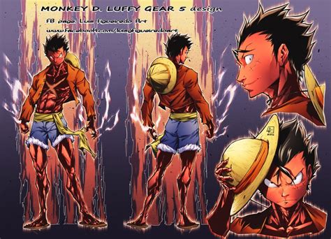luffy gear  colored onepiece