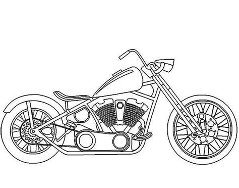 Motorcycles differ greatly from model to model, especially as there are two main sitting positions on a to start with, we are going to draw a horizon line, which is simply a line going straight across the. Motorbike Drawing Outline at GetDrawings | Free download
