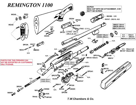 1100 Remington Shotgun Spares By Make Shotgun Spares