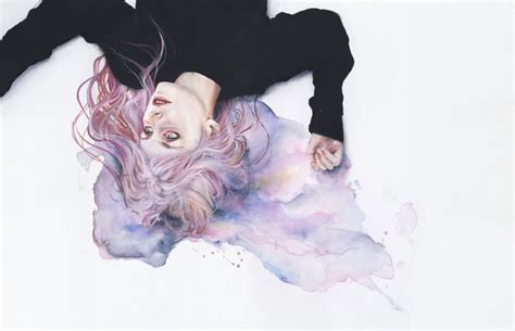 Using Only Watercolors Artist Paints Breathtaking Faces Filled With