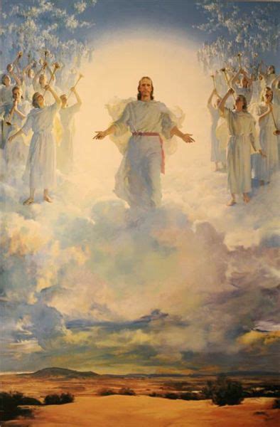 Picture Of The Second Coming In 2020 Lds Art Pictures Of Christ