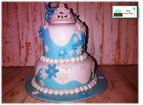 Frozen Ice Princess Cake Natty Dulce Bakes