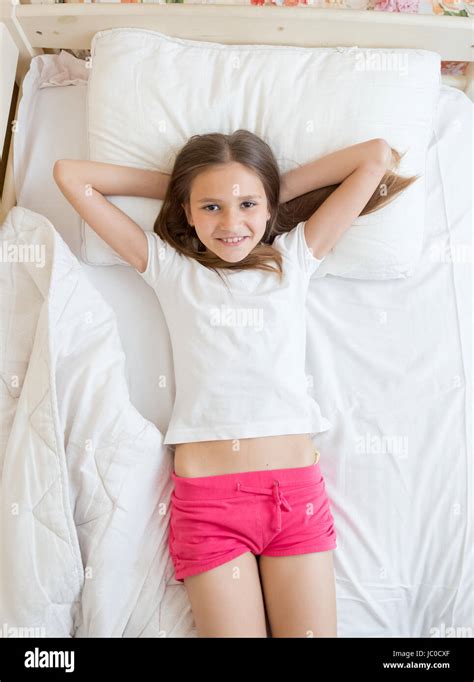 Preteen Girl Lying On Bed Hi Res Stock Photography And Images Alamy