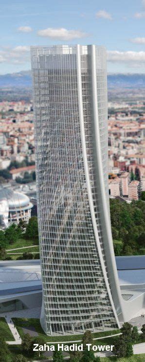 Zaha Hadid Tower Milan Lo Storto Generali Tower 185m