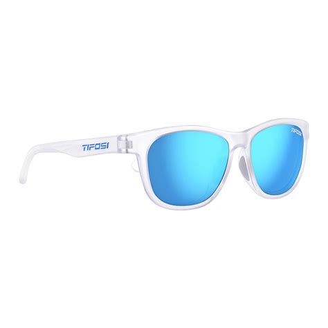 Tifosi Swank Polarized Sunglasses Satin Clear
