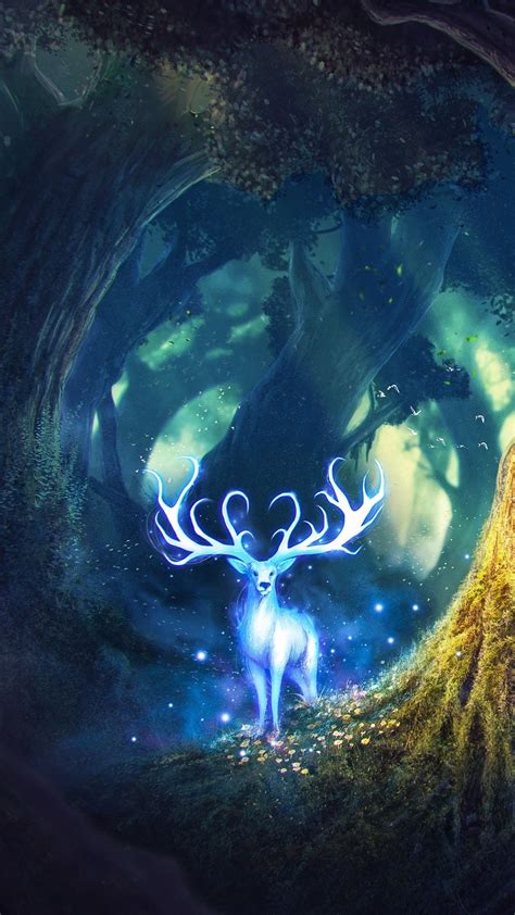 X Deer Forest Fantasy Artist Artwork Digital Art Hd Creature Artstation For