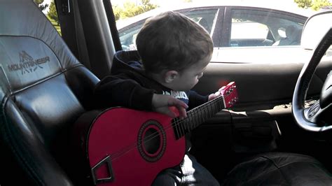 Baby Playing Guitar And Singing Youtube