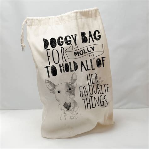 Personalised Illustrated Doggy Bag For Your Dog By Fromlucyandco