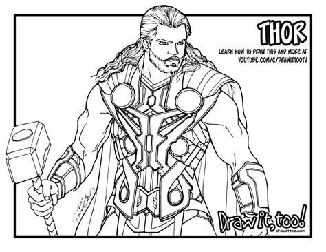 The thor coloring pages called thor to coloring. Avengers Thor Coloring Pages at GetColorings.com | Free ...