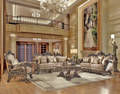 Homey Design Hd 2658 Saville Formal Living Room Set Dallas Designer