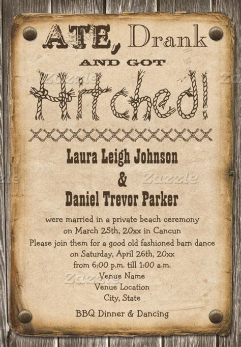 Western wedding invitations start as low as $1.70, so even if you're on a budget you can still get a unique and creative western wedding invitation! 28+ Western Wedding Invitation Templates - Free Sample ...