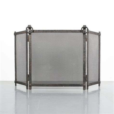 Fire guards & screens | free next day delivery. Art Deco Fire Screen from Forged Wrought Iron For Sale at ...