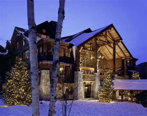 7 Luxurious Lodges For A Perfect Winter Getaway Ski Lodges And Cozy